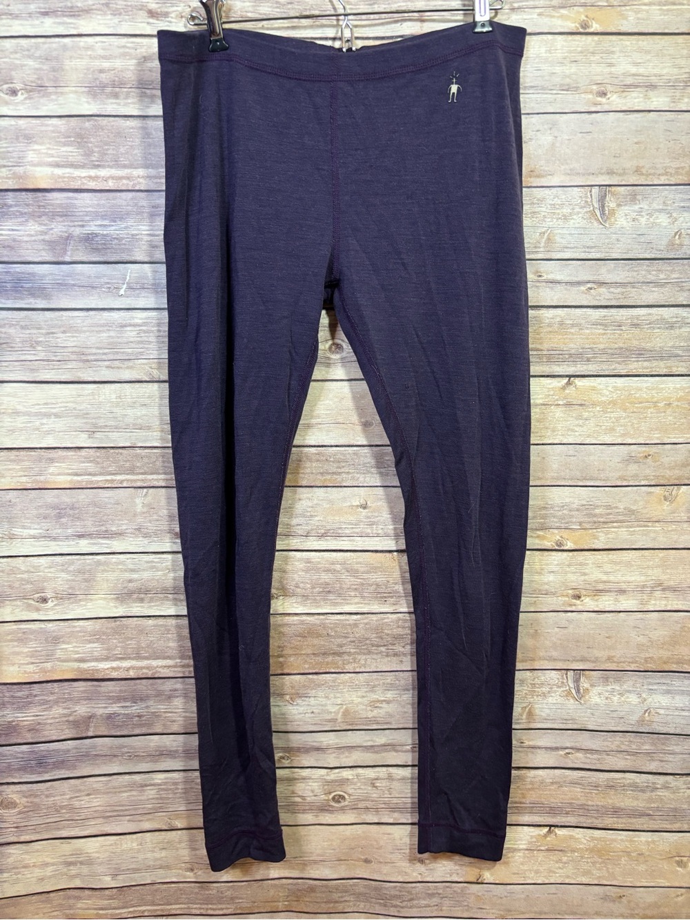 Smartwool Purple Plum Merino Wool Leggings Size Medium
